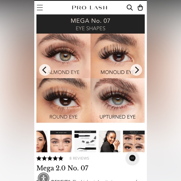 pro lash mega 2.0 no.7 lashes - Picture 4 of 6
